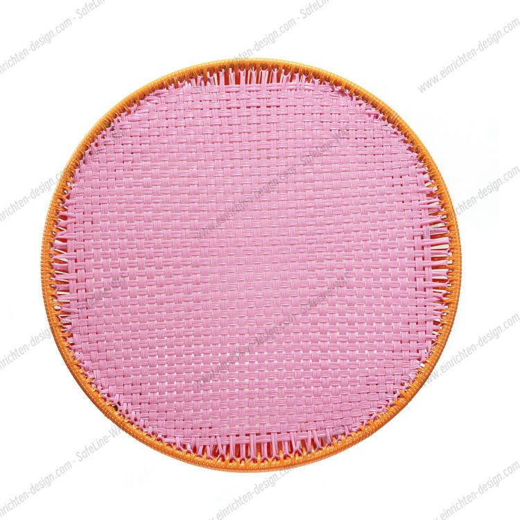 Caribe Low Side Table low outdoor ames Orange / Bubblegum Pink / Curry Yellow