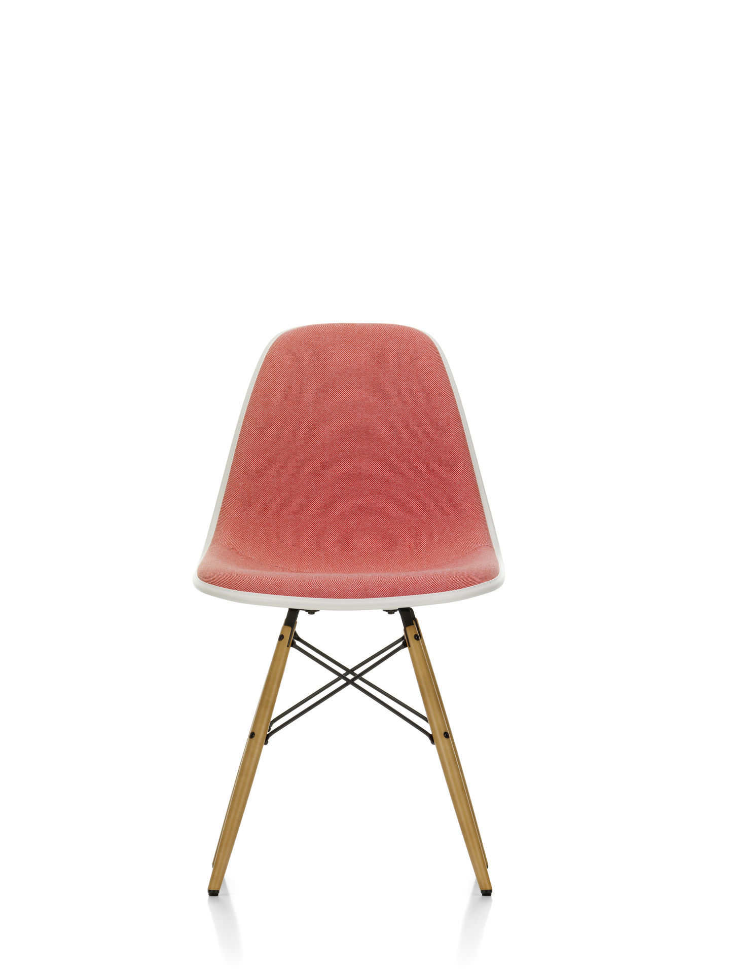 Eames Plastic Side Chair DSW Chair fully upholstered Vitra
