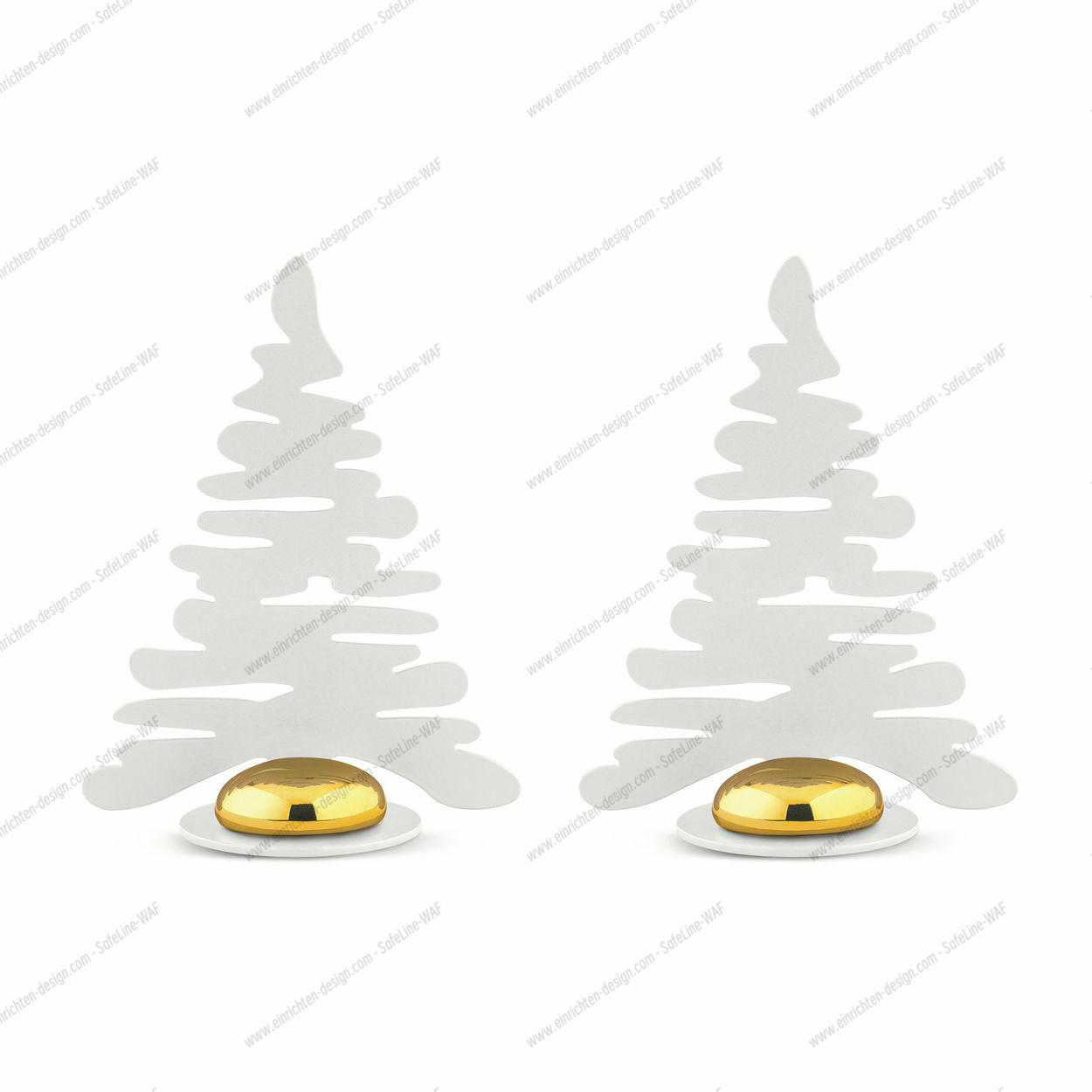 Barkplace Tree Place Card Holder Christmas White Alessi SINGLE PIECE