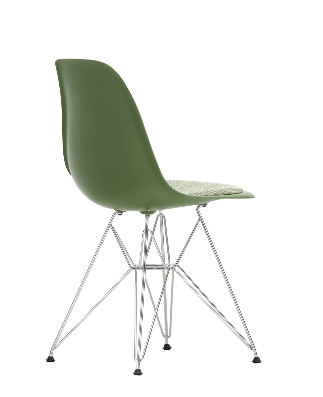 Eames Fiberglass Chair DSR Chair with Seat cushion Vitra
