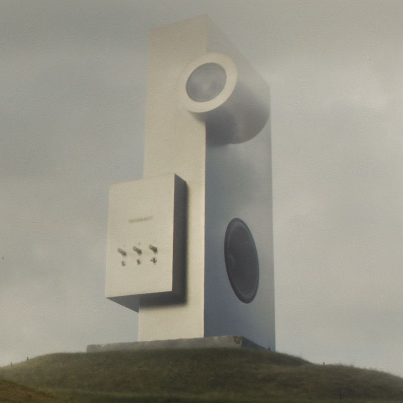 Brutalist Loudspeaker Transparent