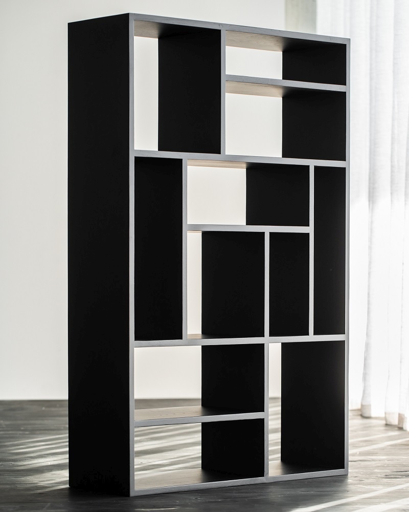M Rack Oak black Ethnicraft W 104