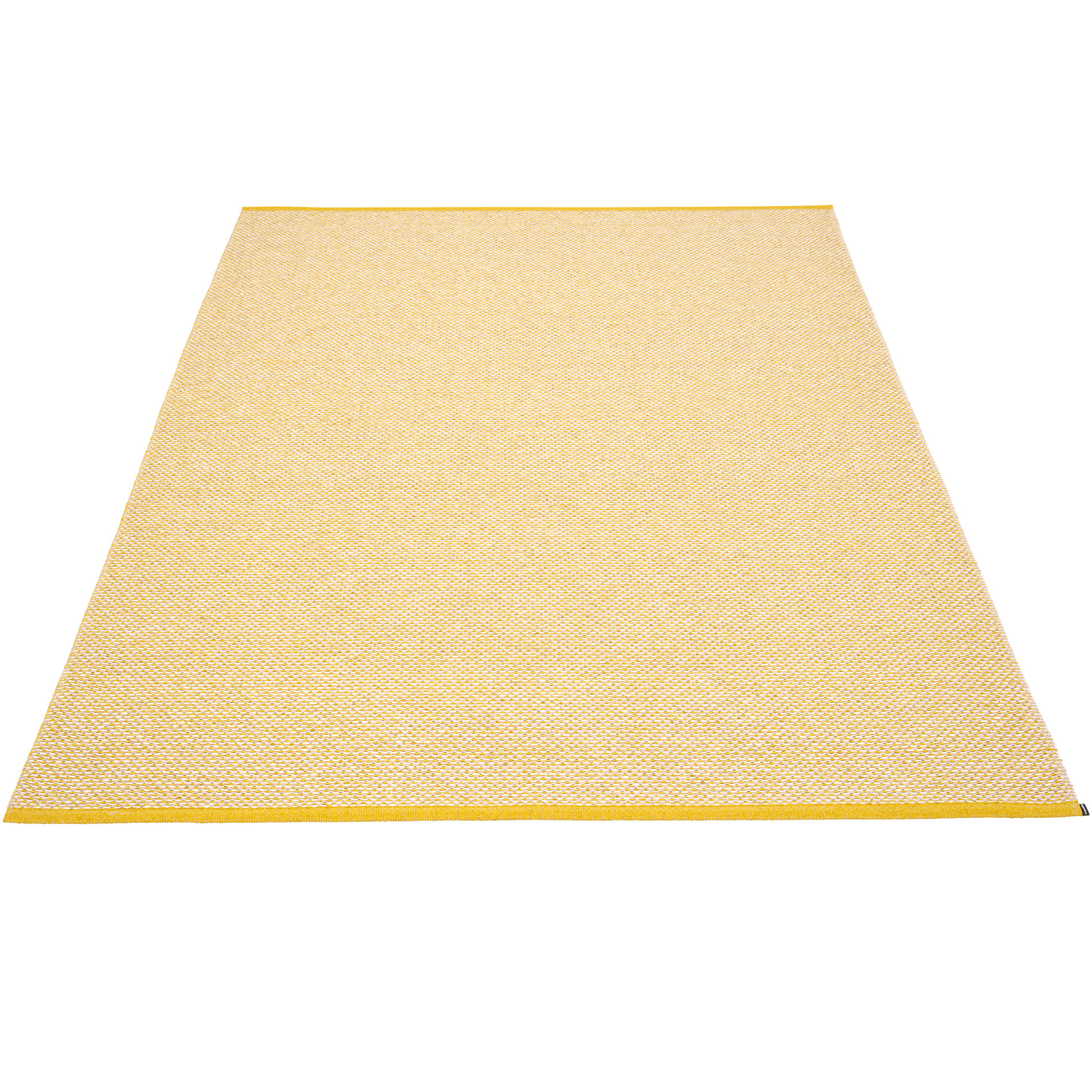 Effi Plastic rug 180x260 cm Pappelina mustard