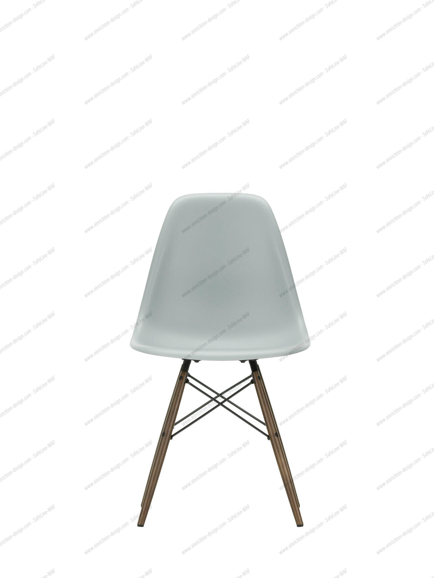 Eames Plastic Side Chair DSW Chair Vitra Maple yellowish-Deep black