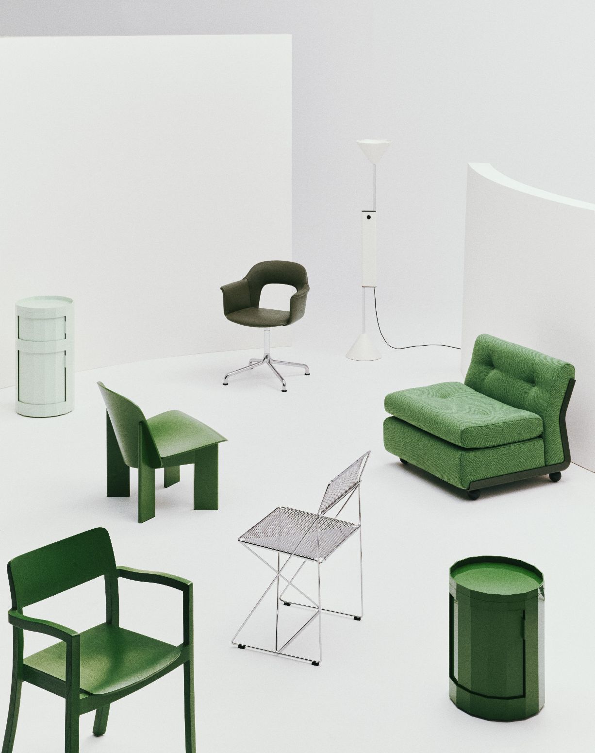Layout Armchair 264 Armrest Chair Hay