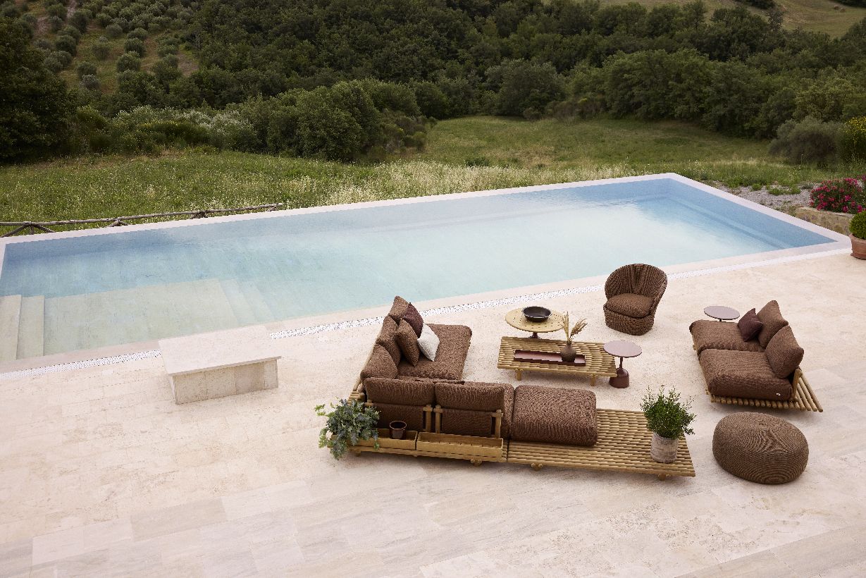 STICKS PLATFORM Corner Sofa Large Outdoor Cane-Line