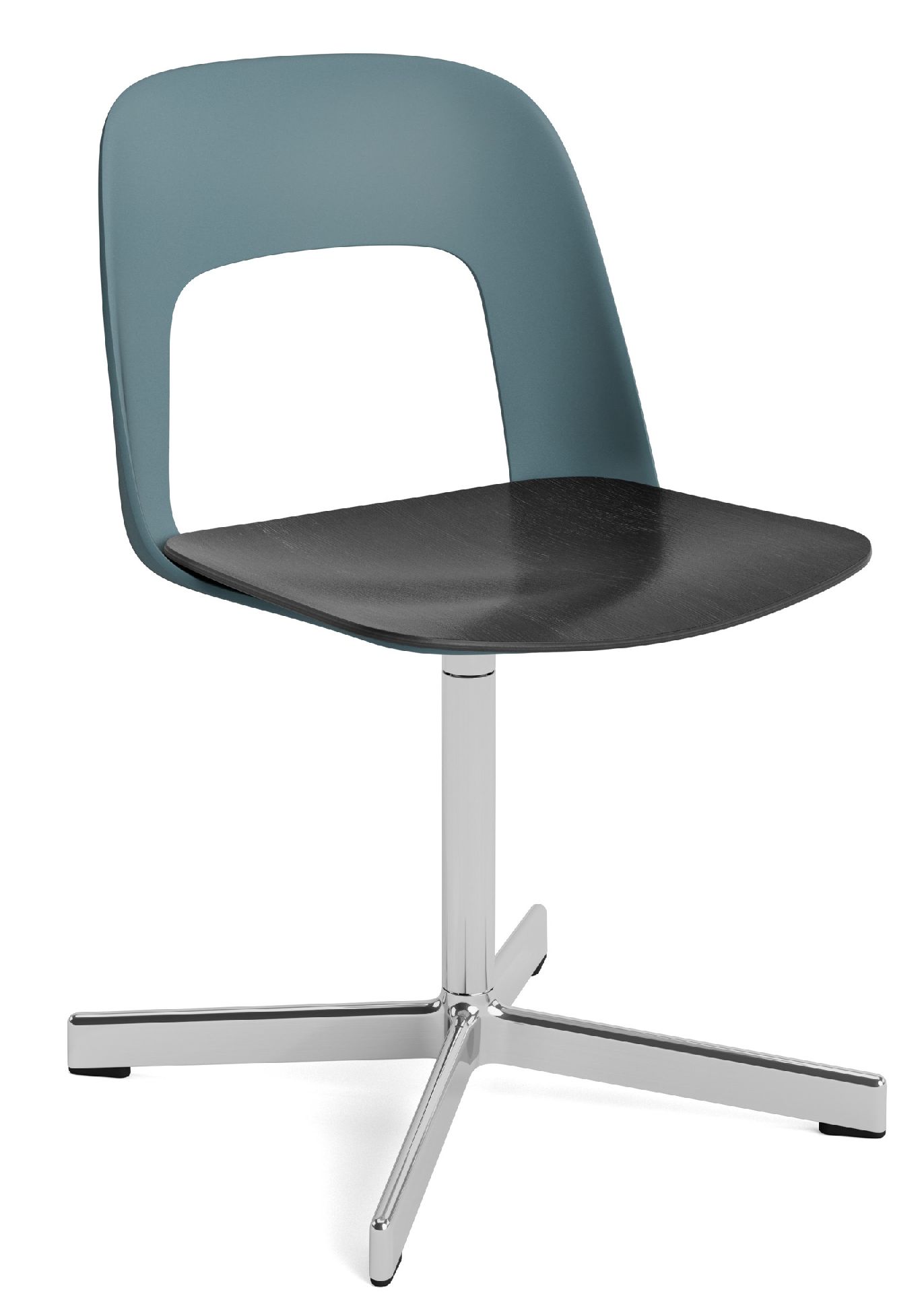 Layout Side Chair 132 4-star swivel base chair Hay 
