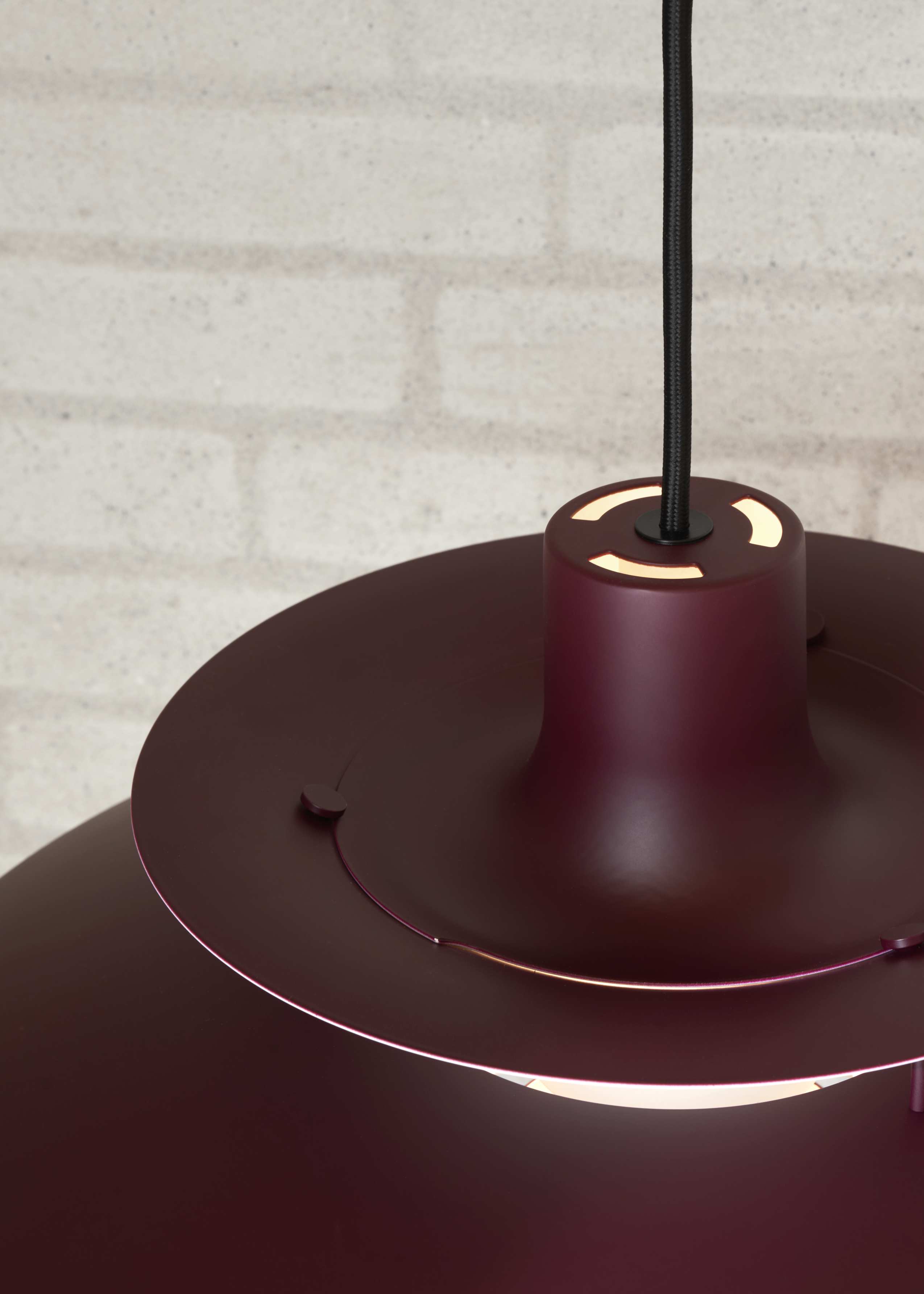 PH 5 Monochrome Pendant light Louis Poulsen Dusty Indigo