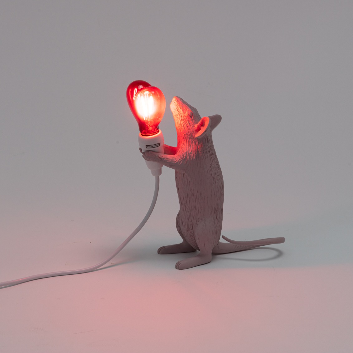Mouse Lamp Step Love Edition USB Table Lamp Seletti