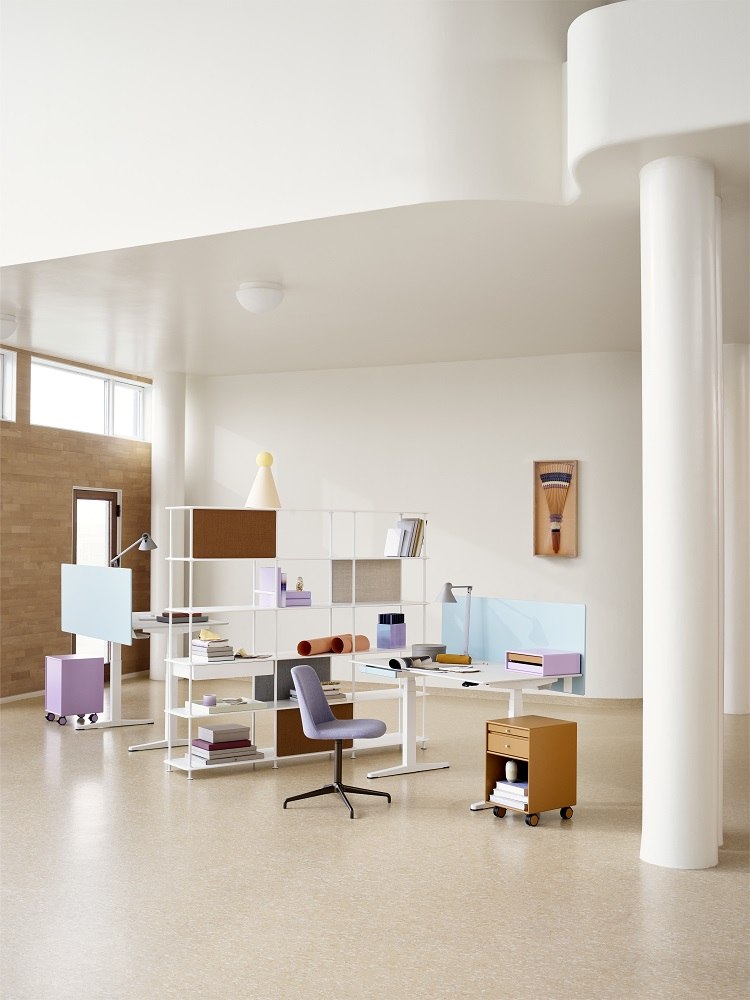 HiLow Double Work table height adjustable Montana