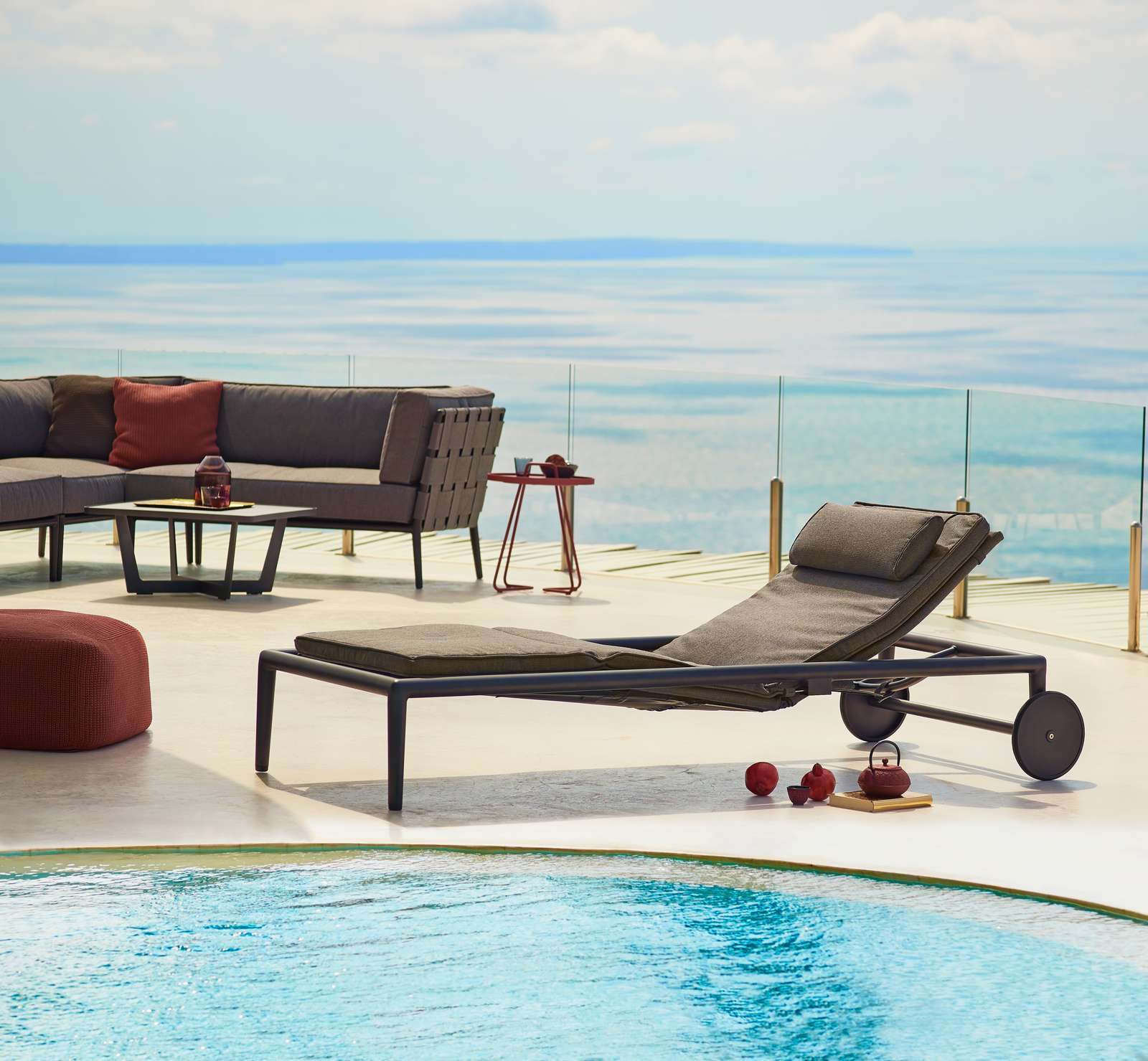 Conic Outdoor Sunbed Cane-Line