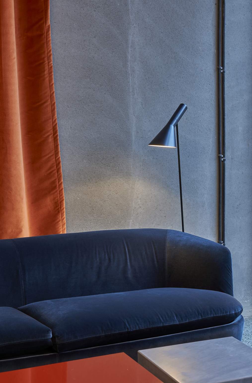AJ Floor lamp BLASS PETROLEUM Louis Poulsen SINGLE PIECE