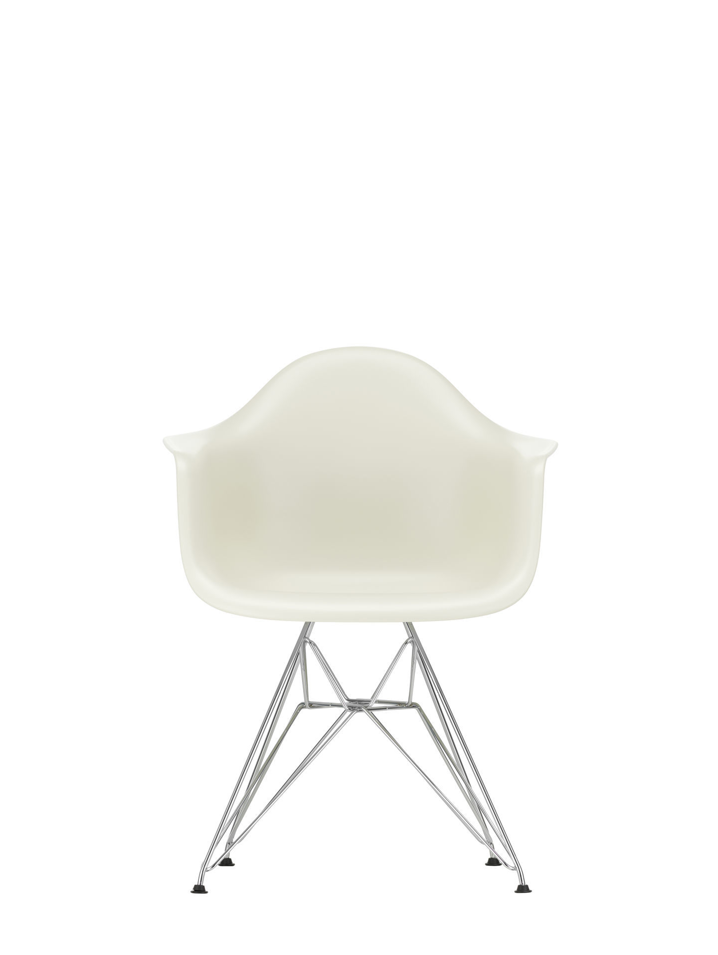 Eames Plastic Arm Chair DAR Chair Vitra Black - Sea blue