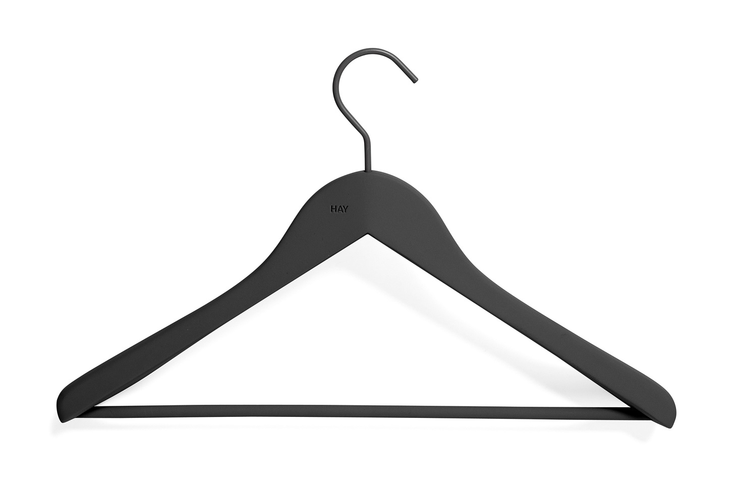 Soft Coat Hanger Bar-Wide 44 coat hanger set of 4 Hay