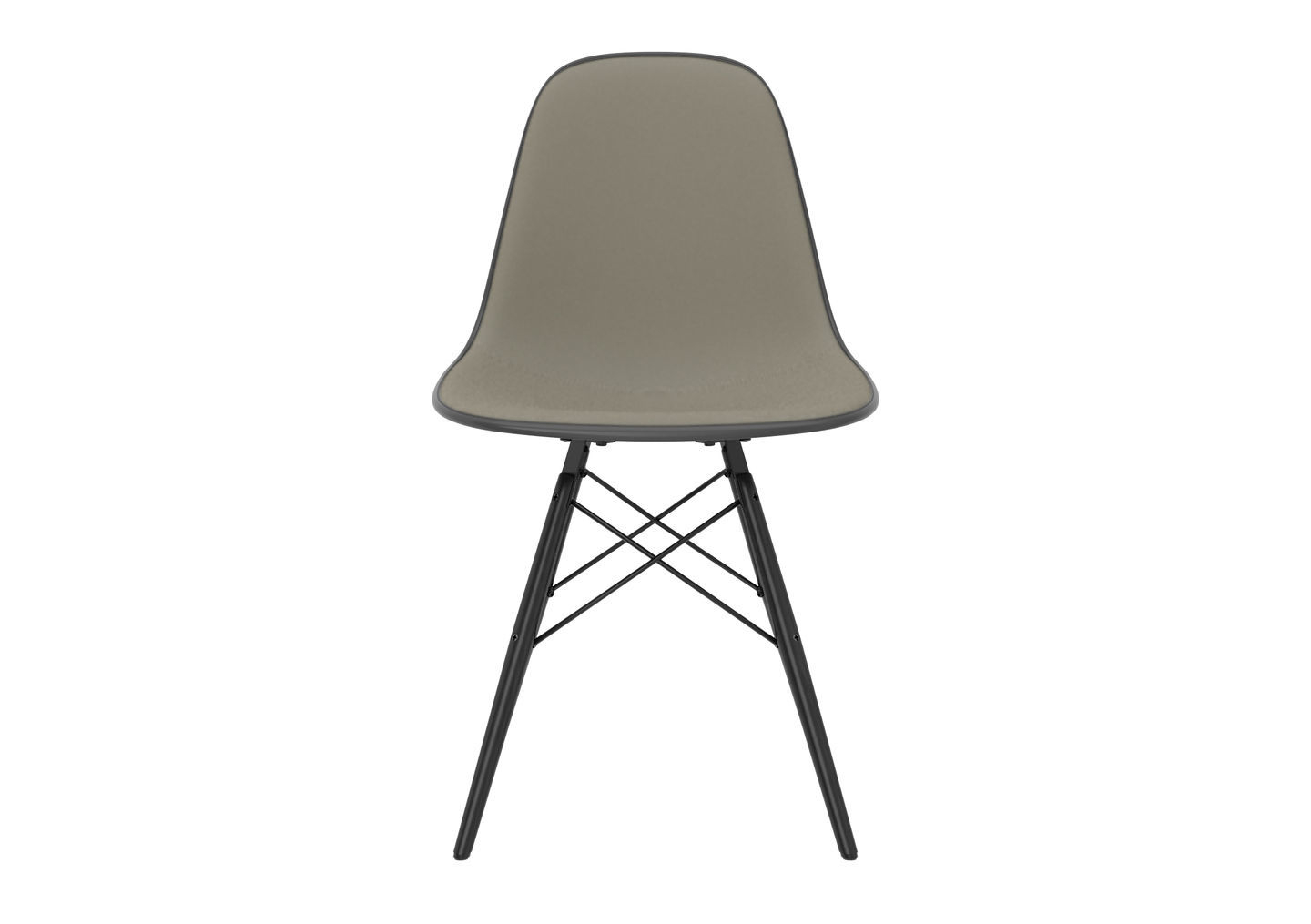Eames Plastic Side Chair DSW Chair fully upholstered Vitra