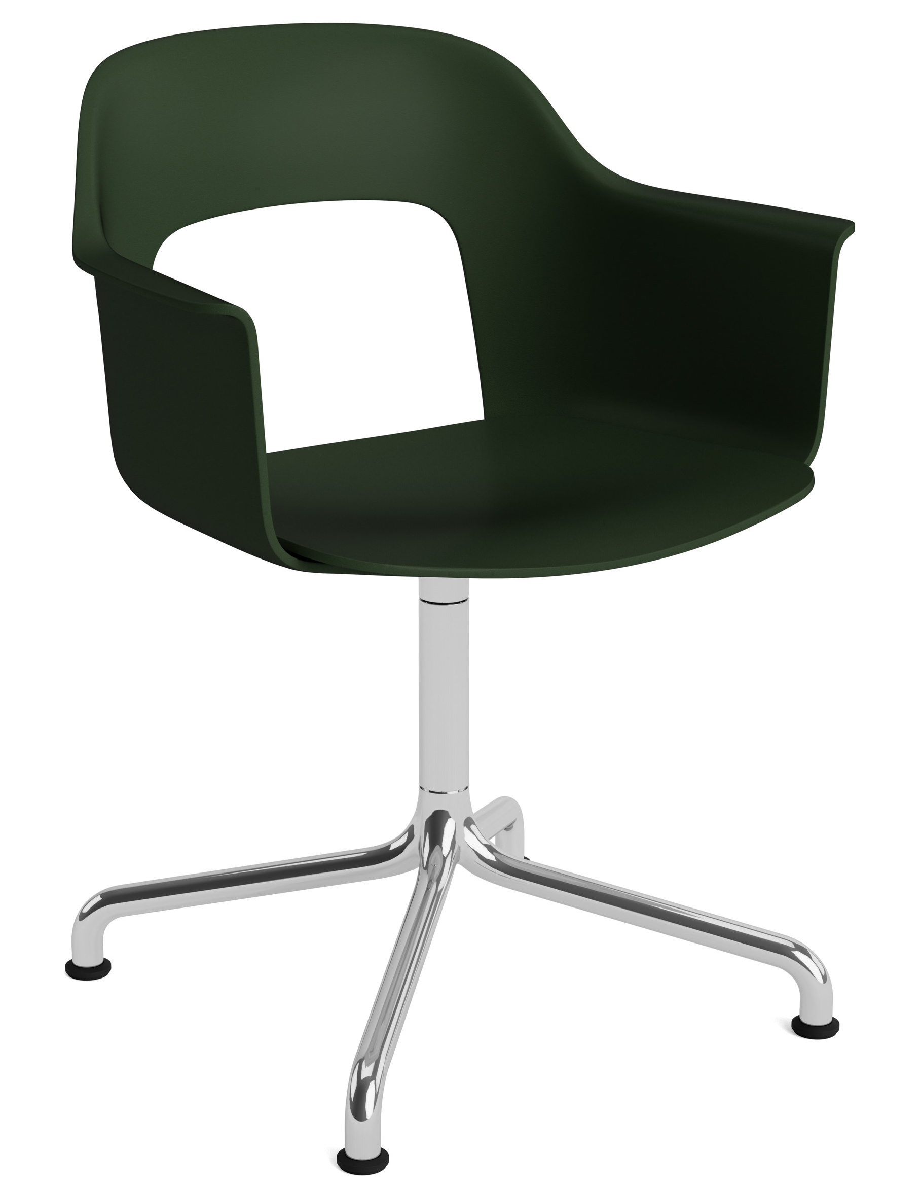Layout Armchair 251 Armchair 4-star base swivel base with curved base Hay  