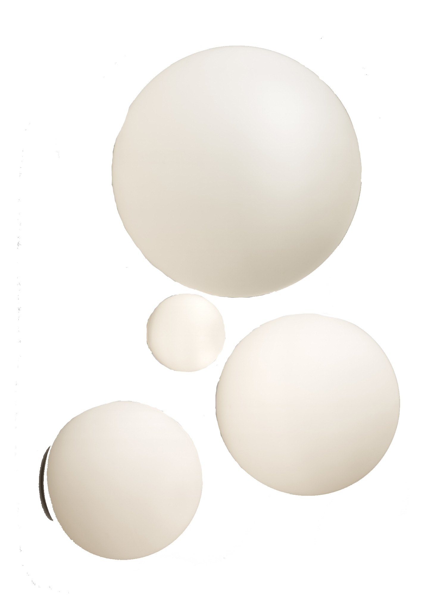 Dioscuri 25 Wall/Ceiling White Artmide