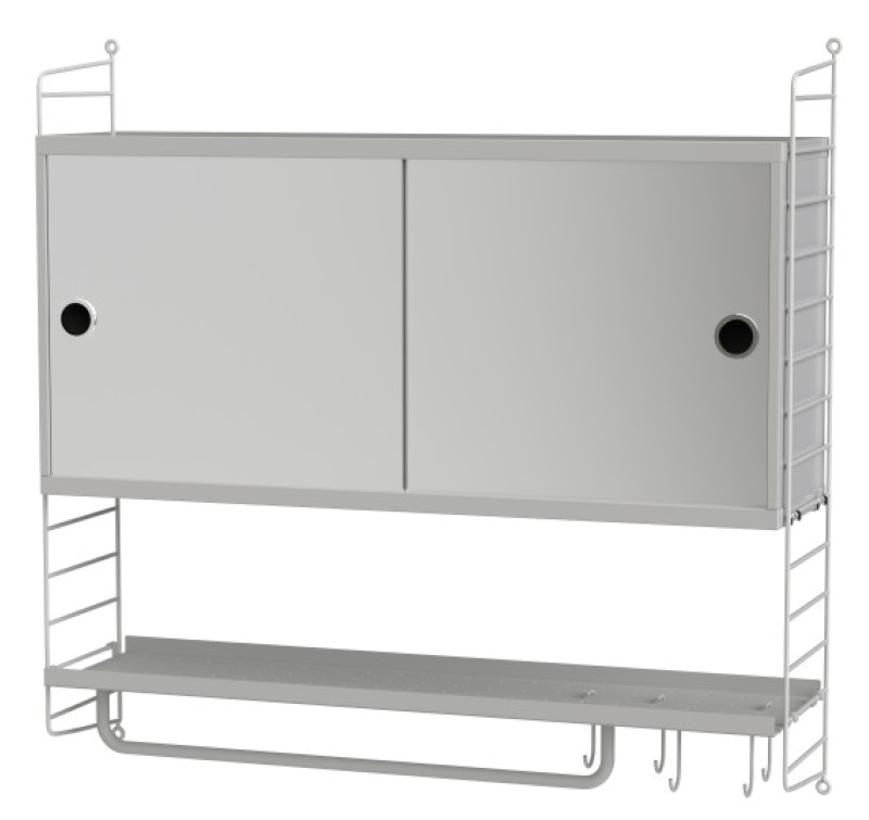 String Bathroom Wall Shelving System A String Furniture