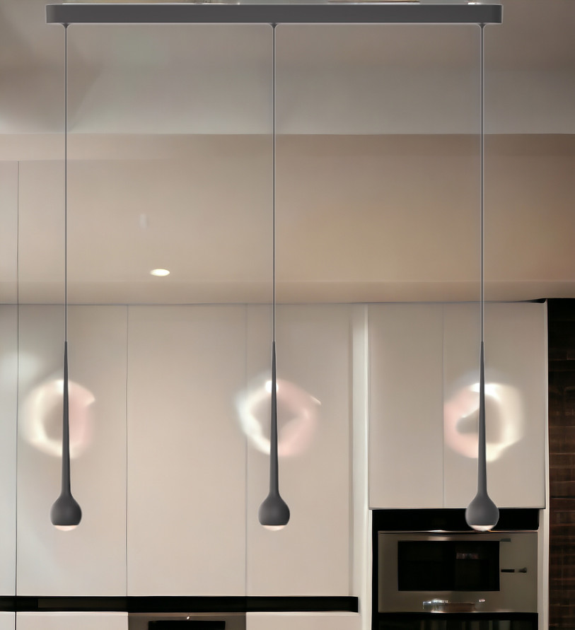 Falling Sun Trace pendant light Grau