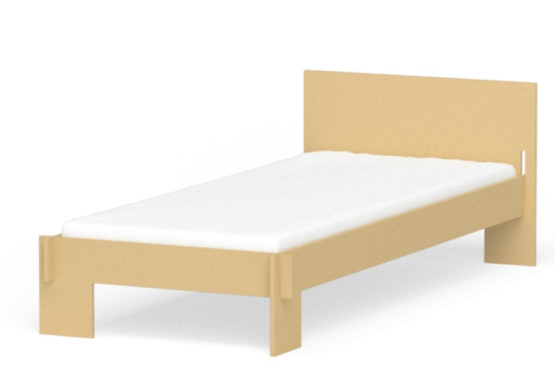 Seven sleeper bed with headboard Nils Holger Moormann