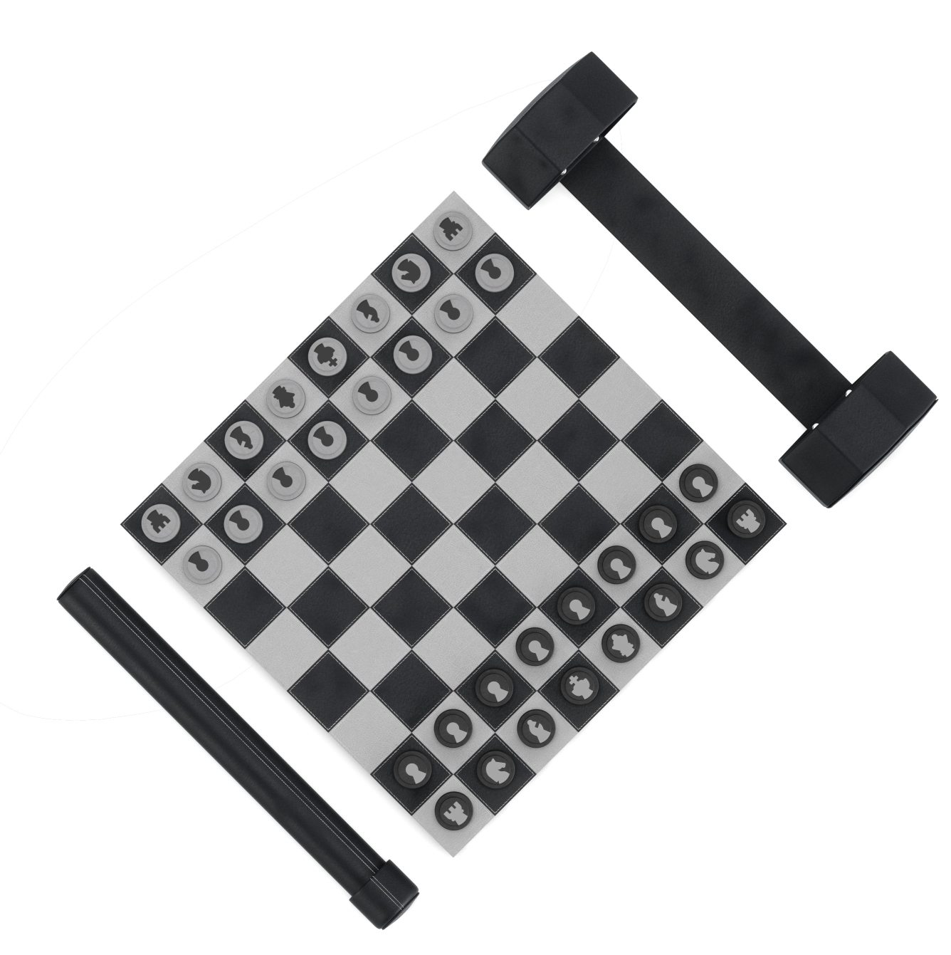 Rolz Chess / Checkers Ser Mobile Chess and Checkers Set Umbra SINGLE PIECES