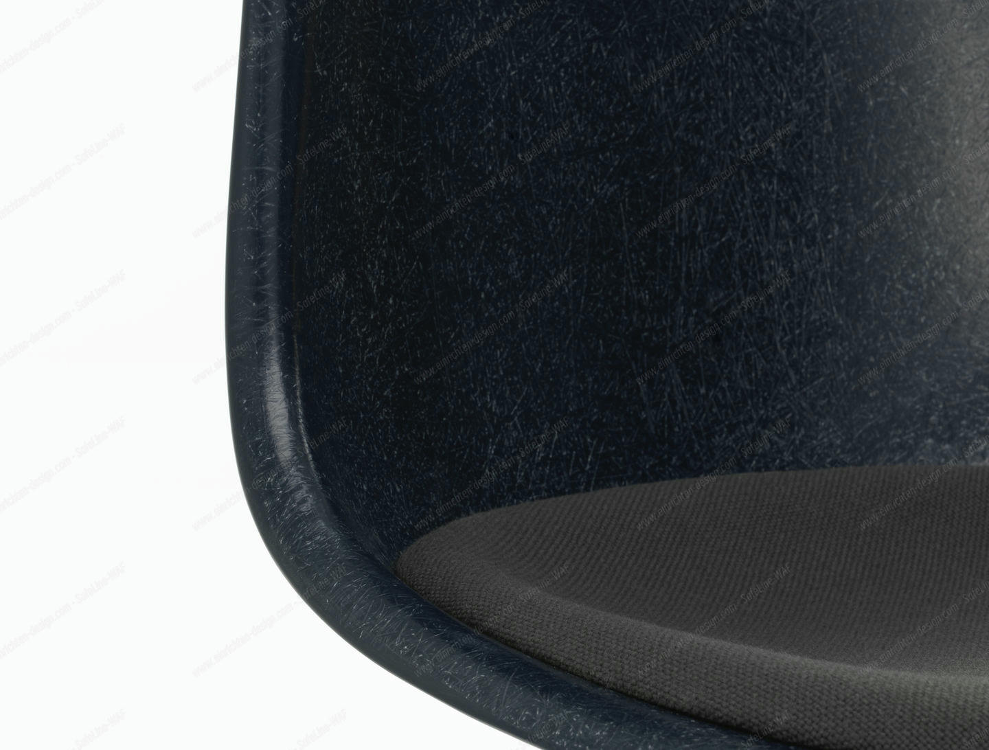 Eames Fiberglass Chair DSR Chair with Seat cushion Vitra