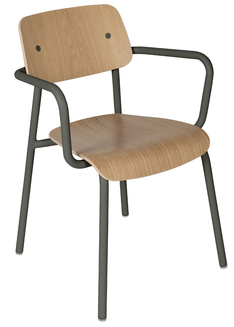 Study Bridge oak armchair Outdoor Fermob