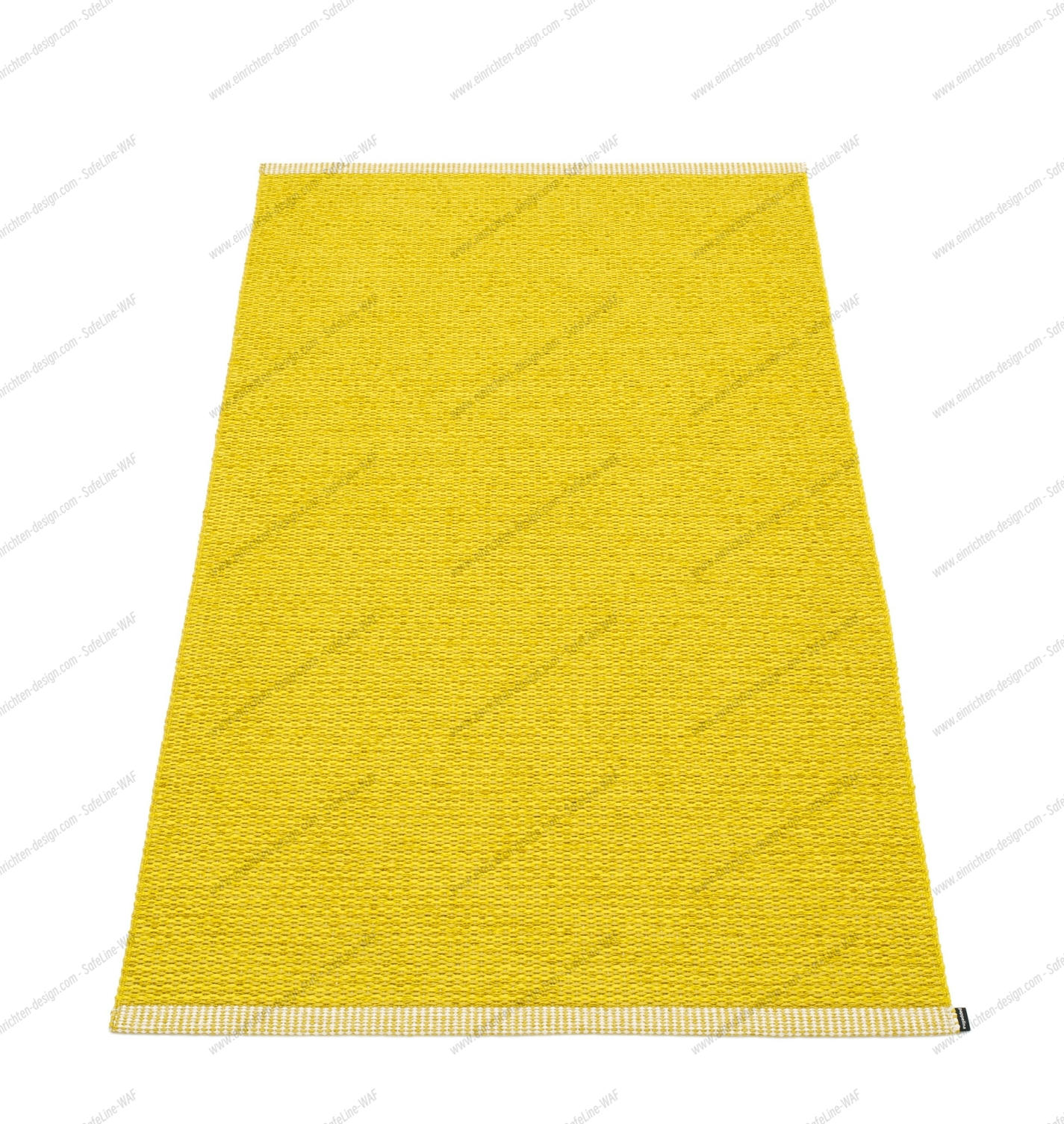 Mono Plastic Carpet 85x260 Pappelina Mustard