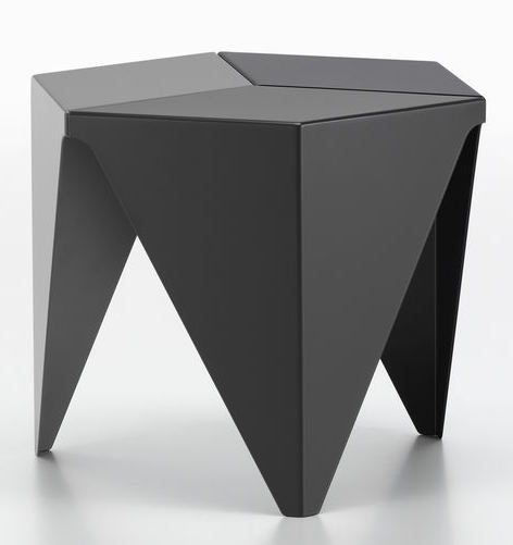 Prismatic Table side table, geometric design, Vitra