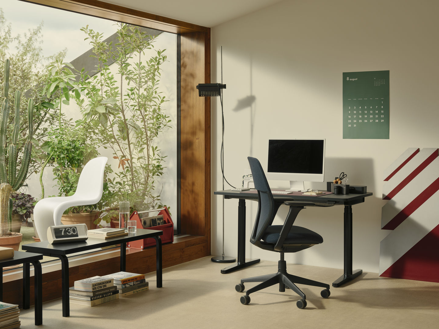 Tyde 2 Standing/Sitting Table Home Desk Vitra desk