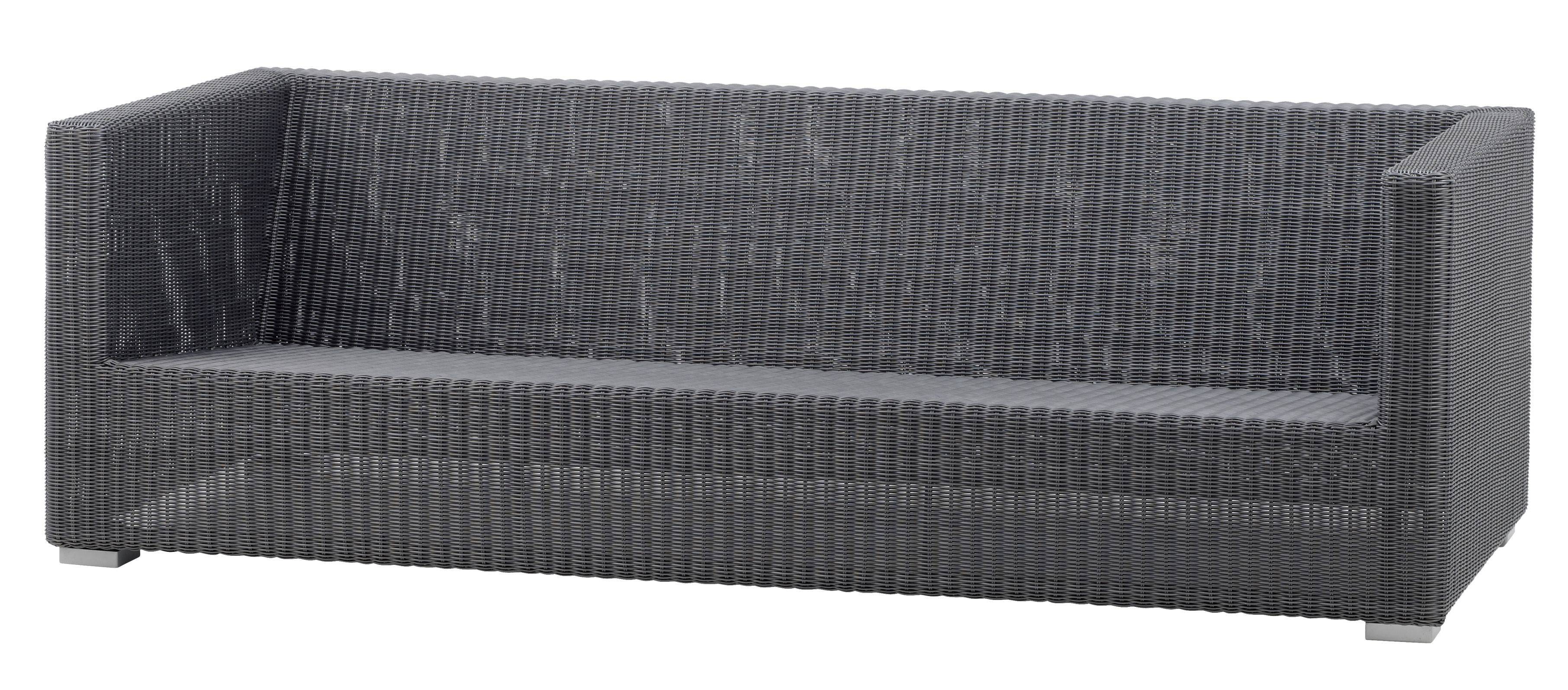 Chester 3-seater Sofa Graphite Cane-Line