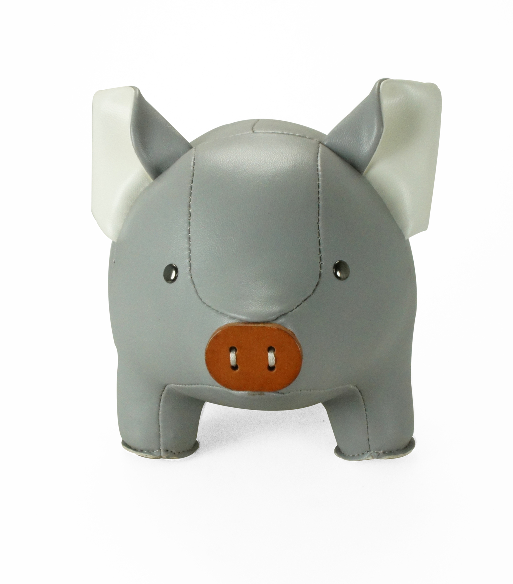 Bookend Classic Pig Grey/White Züny