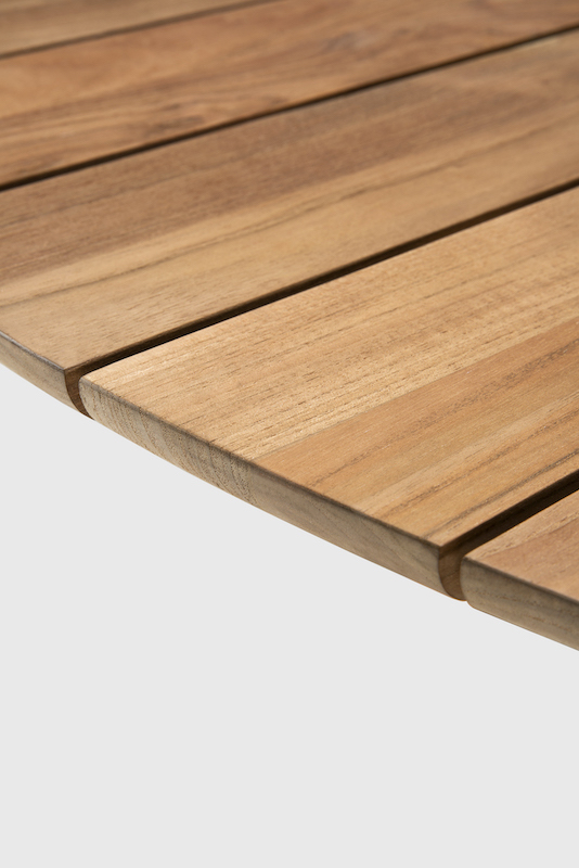 Circle Outdoor Dining Table Teak Ethnicraft