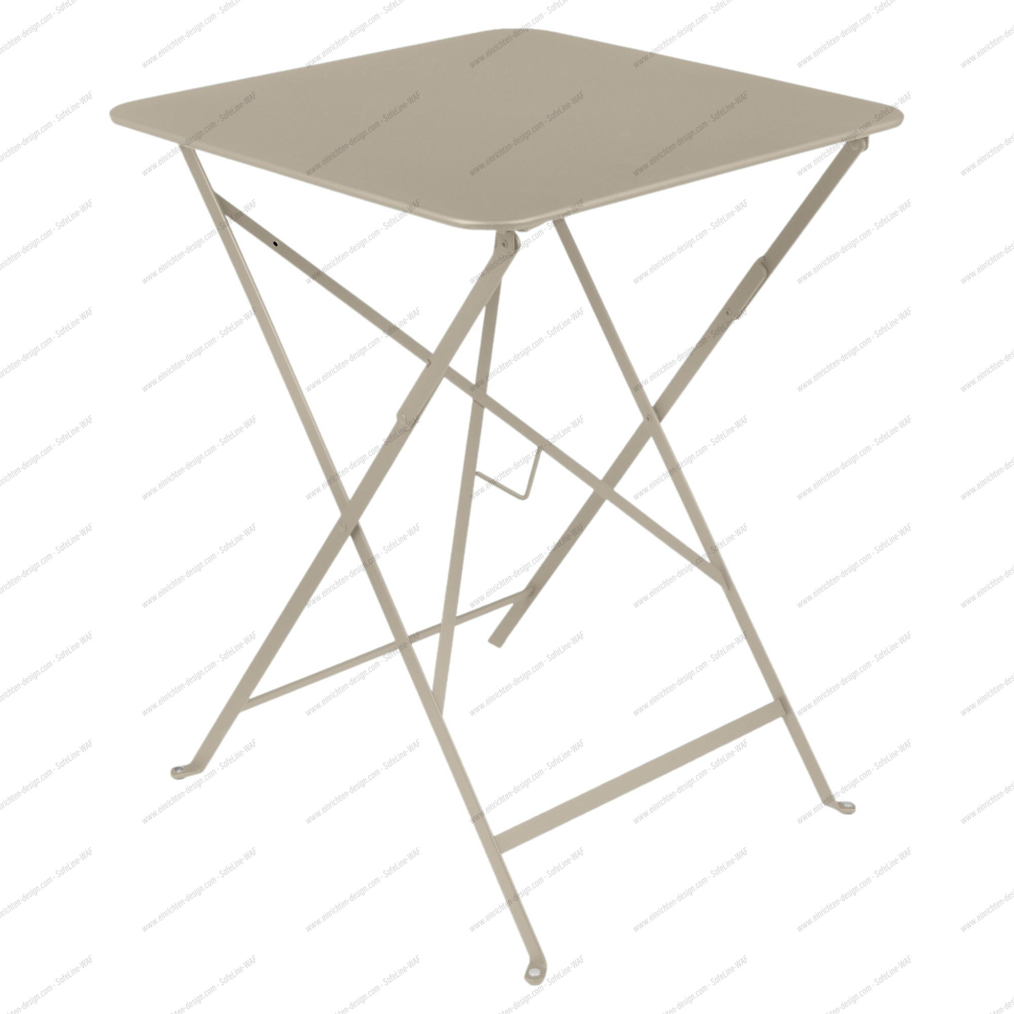 Bistro outdoor folding table square W 57 x D 57 x H 74 cm, MUSKAT Fermob SINGLE PIECES Bistro outdoor folding table square W 57 x D 57 x H 74 cm, MUSKAT Fermob SINGLE PIECES