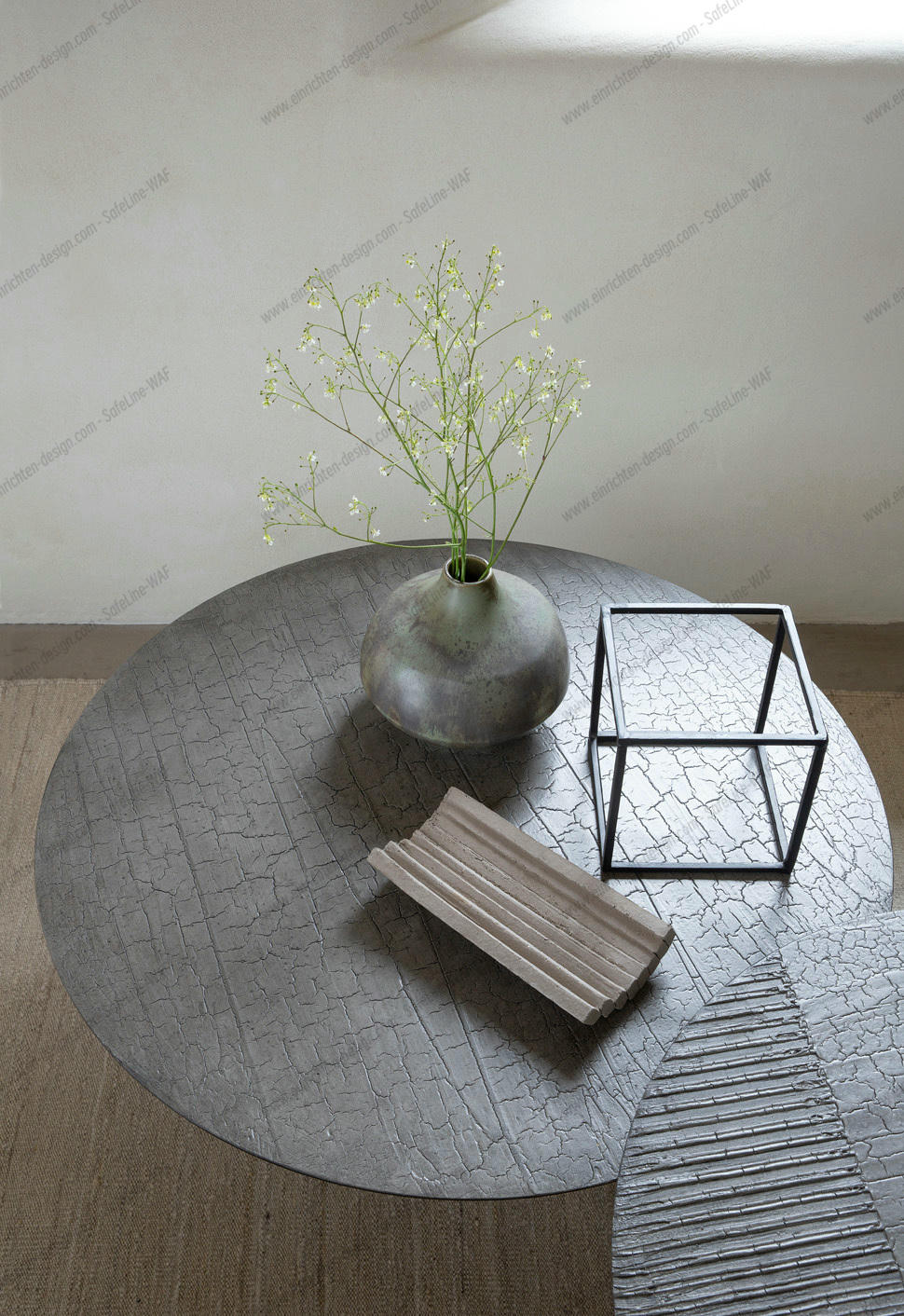 Luna Coffee Table Lava Linear Whisky Ethnicraft