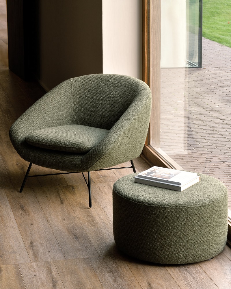 Barrow Lounge Chair Ethnicraft pine green