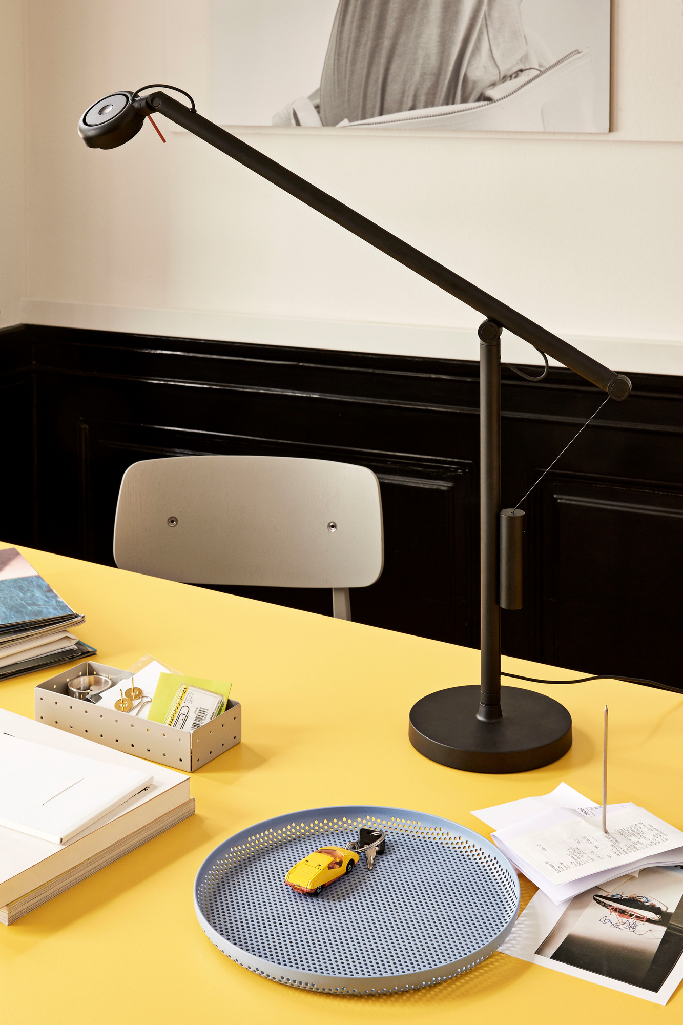 Fifty-fifty Mini Table lamp small Hay black