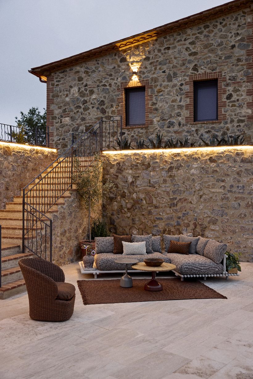Sticks Platform corner sofa Outdoor Cane-Line 