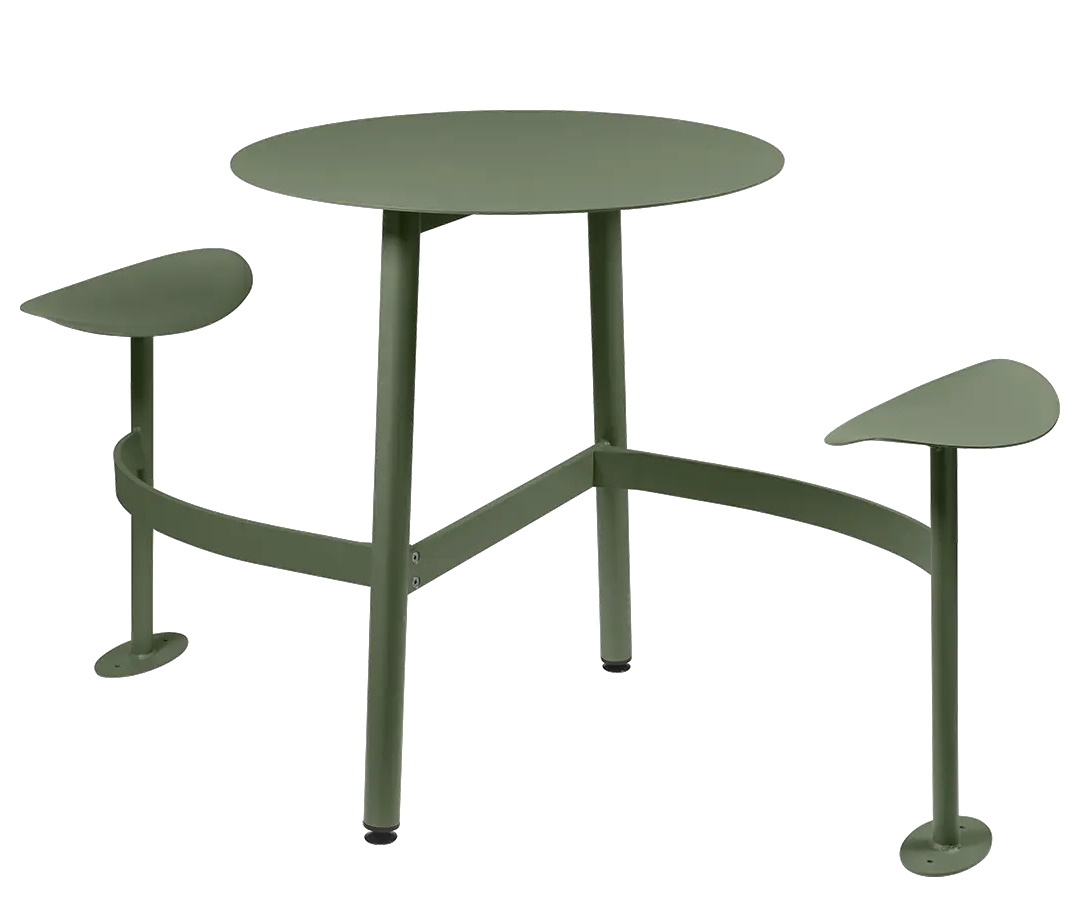 Bolder 2 Seater Table with Seats Outdoor Fermob Bolder 2 Seater Table with Seats Outdoor Fermob