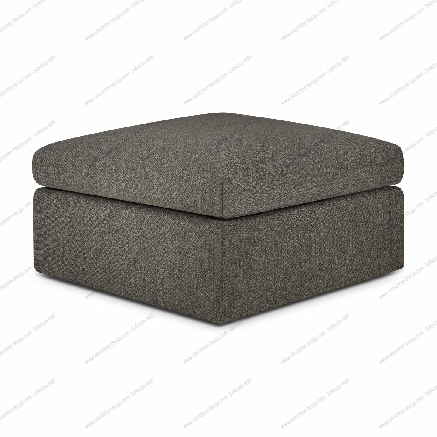 Mellow upholstered stool Granite Eco Ethnicraft
