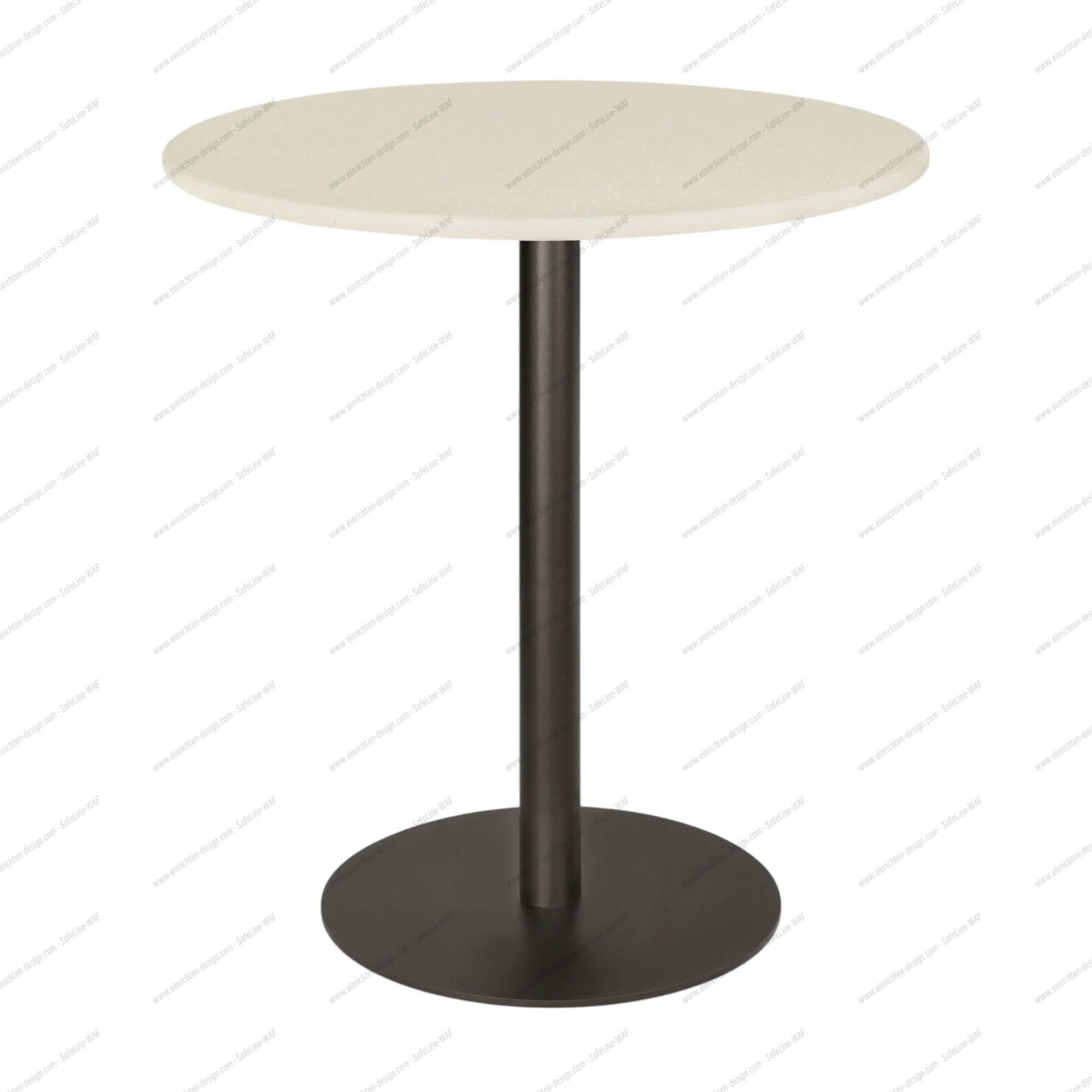 Blend Table Ø70cm Off White - Dark Bronze Ethnicraft