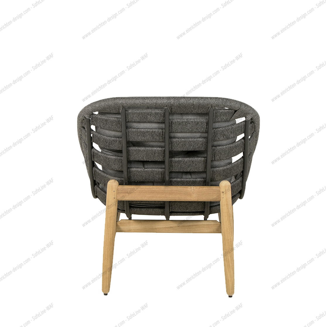 Strington outdoor lounge chair dark grey Cane-Line