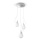 3x pendant luminaire on canopy
