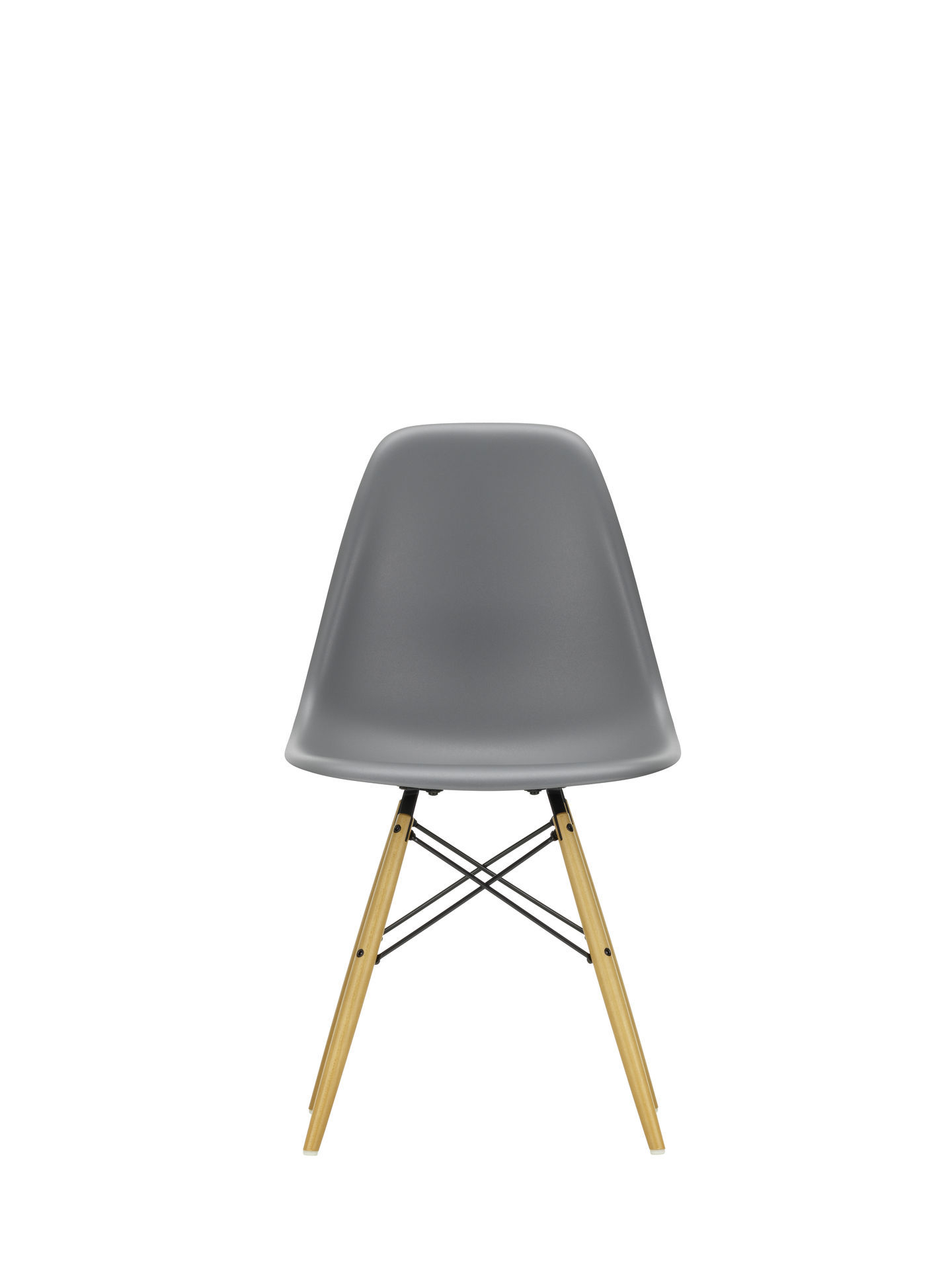 Eames Plastic Side Chair DSW Chair Vitra Maple dark - forest