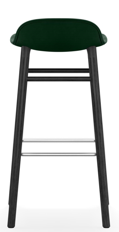 Form Barstool  H 75 cm Oak Upholstered Normann Copenhagen