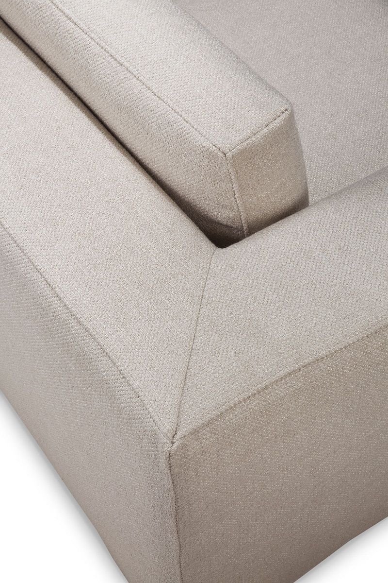 Mellow Sofa Left/Right Armrest Ivory Fabric Ethnicraft 