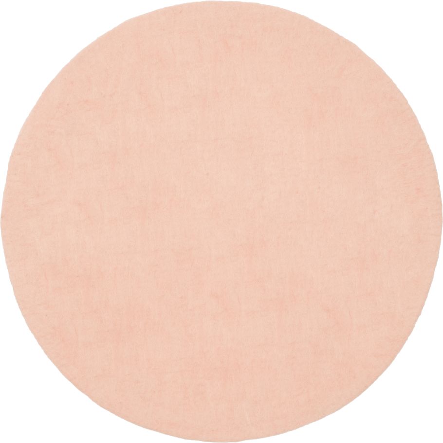 Mono Round Felt Rug Ø 160 cm myfelt Merle (Pink)
