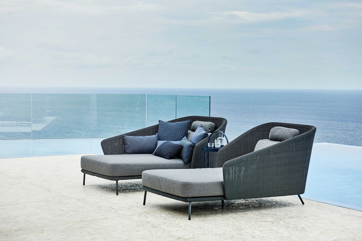Mega Outdoor Daybed Backrest right Cane-Line