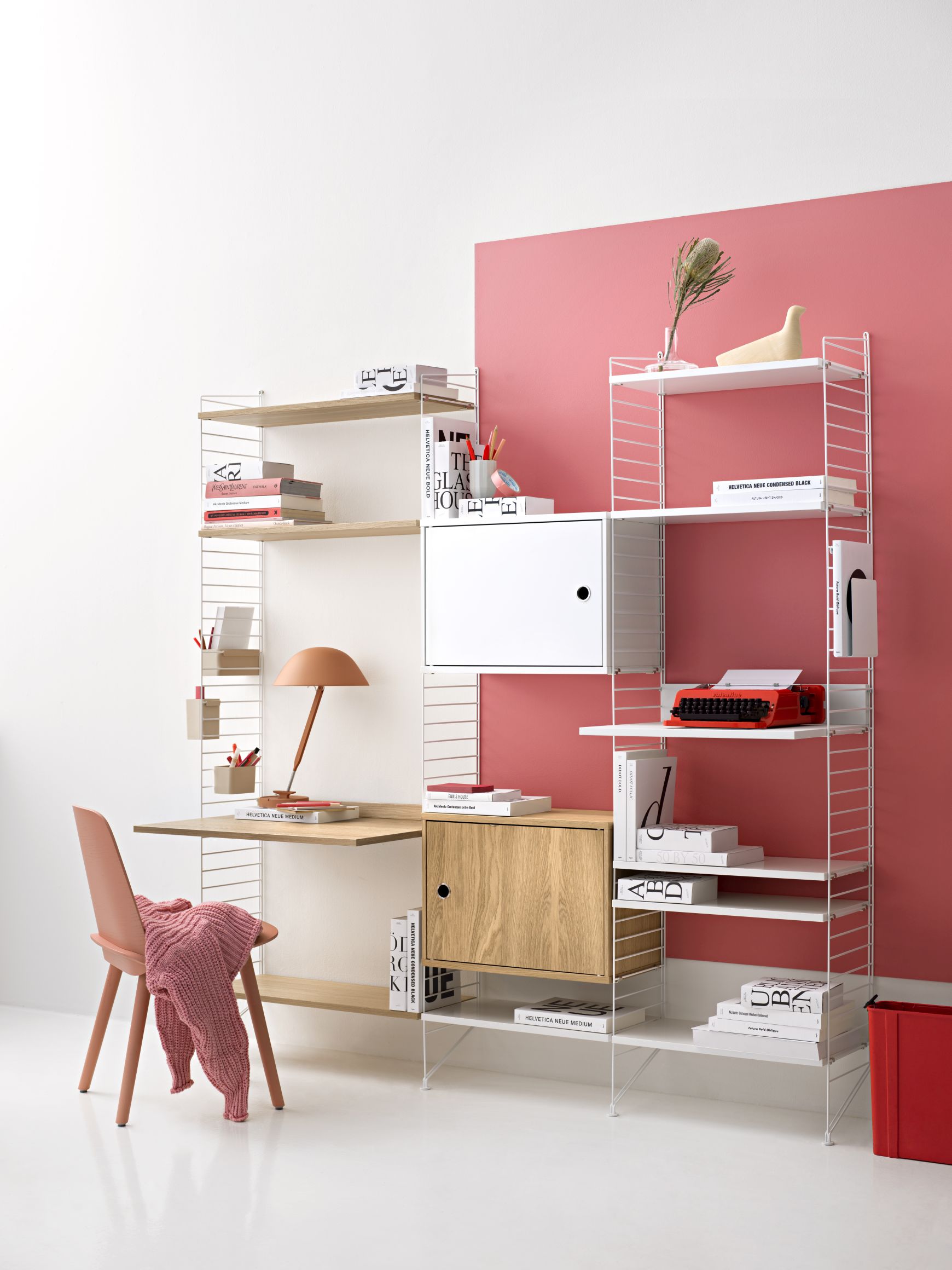 Organizers Storage Boxes String Furniture Beige