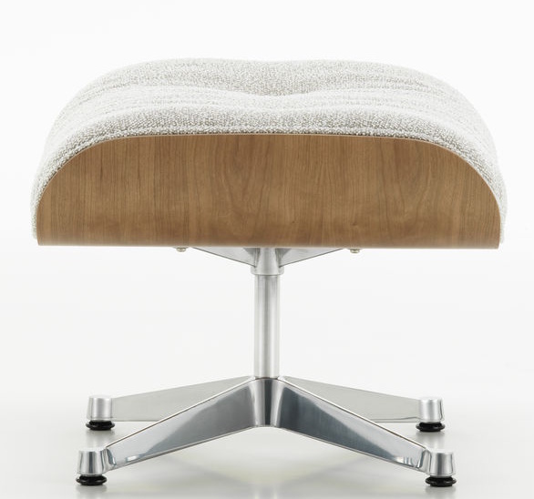 Eames Lounge Chair & Ottoman armchair PREFERRED COMBINATION Nubia, cream sand, polished, cherry wood